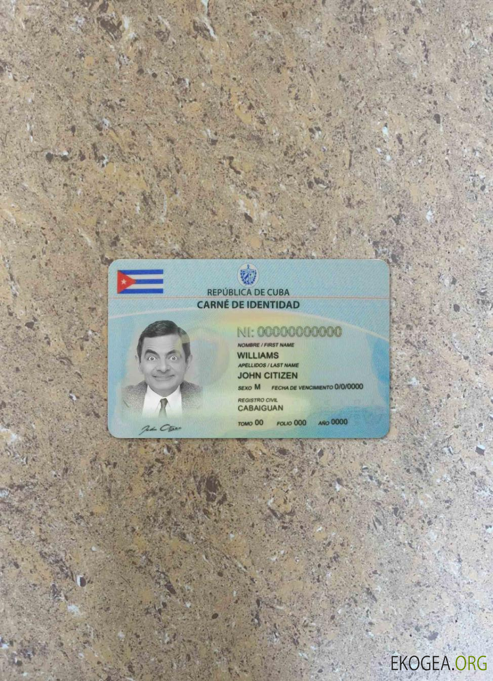 Cuba ID photolook AVANT